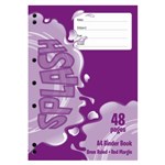 BOOK BINDER SPLASH A4 48 PAGE BOARD COVER 60GSM
