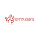 SHINY TEACHER STAMP  ON TARGET  RED