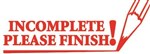 SHINY TEACHER STAMP  INCOMPLETE PLEASE FINISH RED