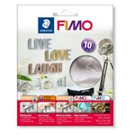 FIMO  LEAF METAL SILVER