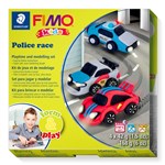 FIMO CLAY KIDS  FORMPLAY POLICE RACE
