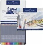 PENCIL COLOURED FABERCASTELL GOLDFABER AQUA WATERCOLOUR TIN OF 24