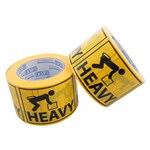 PRINTED YELLOW LABEL  HEAVY  1000 PER ROLL 