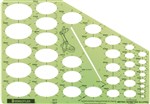 STAEDTLER  METRIC TEMPLATE  ISOMETRIC ELLIPSES