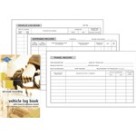 ZIONS VLER VEHICLE LOG AND EXPENSES RECORD BOOK