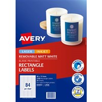 Removable Laser Labels
