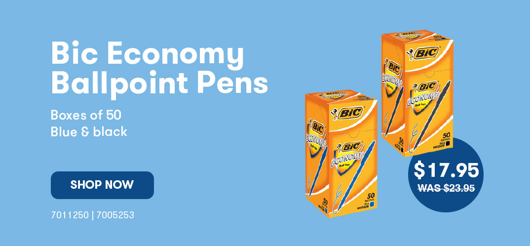 Bic Economy Ball Point Pens 