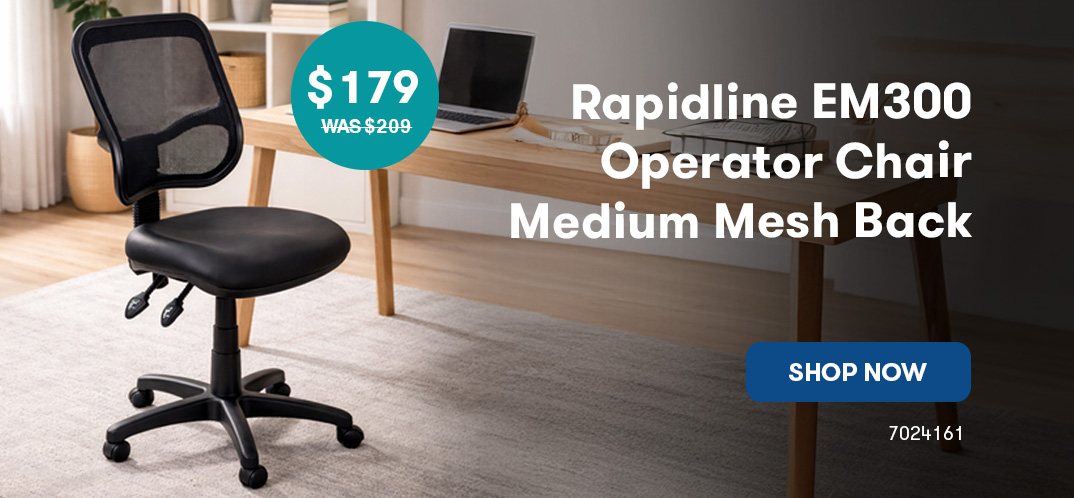 RAPIDLINE EM300 OPERATOR CHAIR 