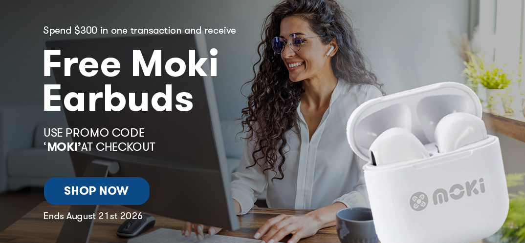 Free Moki Earbuds. Conditions apply.